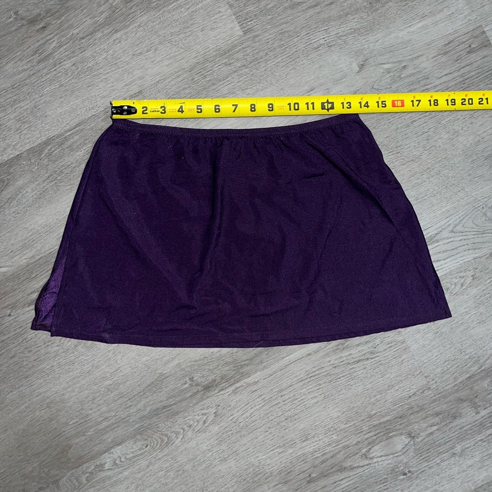 Purple Silk Skirt